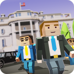 Mr. Blocky White House Driver