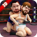 Dwarf Wrestling: Smack the super junior wrestlers