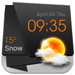 3D Clock Current Weather Free