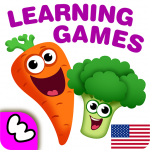 FUNNY FOOD 2! Educational Games for Kids Toddlers!