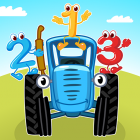 Blue Tractor Learning Games For Toddlers Age 2, 3