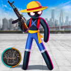 Stickman Rope Hero – Pirate Fight