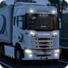 Euro Truck Simulator driving