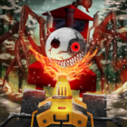 Scary Spider Train Survival 1