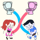 Toilet Rush Race: Draw Puzzle